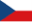 Tschechische Flagge